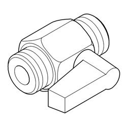 Grohe Vorabsperrung 42118 für Kaltwasser für Europlus E UP-Einbaukasten chrom