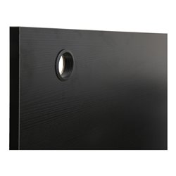 STIER Schreibtischplatte schwarz