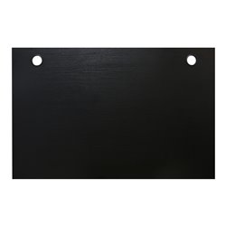 STIER Schreibtischplatte schwarz