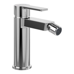 V&B Einhebel-Bidetarmatur Architectura mit Zugstangen- Ablaufgarnitur, chrom