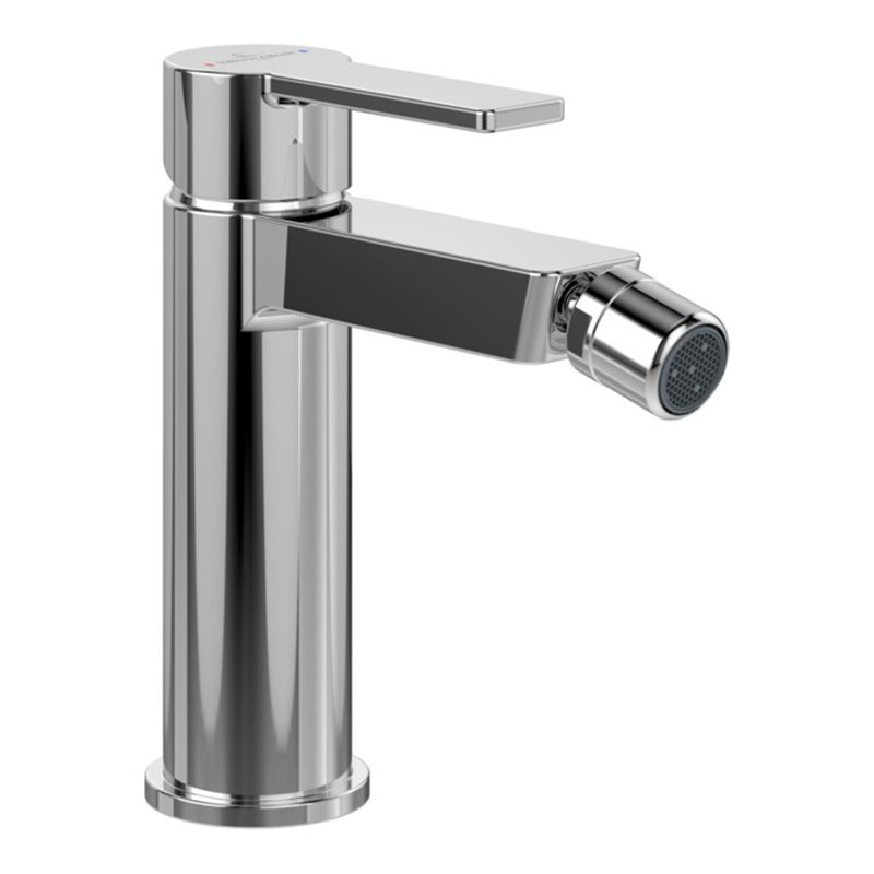 V&B Einhebel-Bidetarmatur Architectura mit Zugstangen- Ablaufgarnitur, chrom