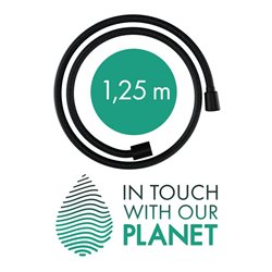 hansgrohe Brauseschlauch Designflex 1250mm, mattschwarz