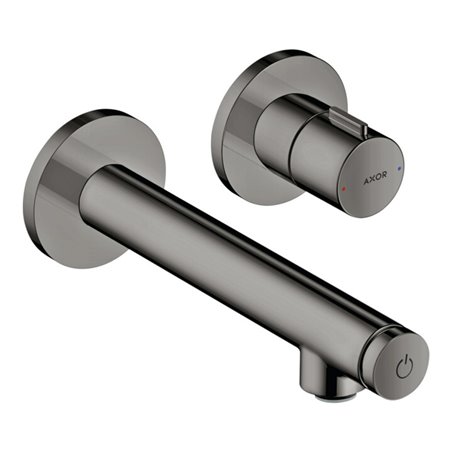 hansgrohe Fertigset Axor Uno Select UP-Waschtisch-Einhebelmischer, m Ausl. 158mm, pol. bla vc