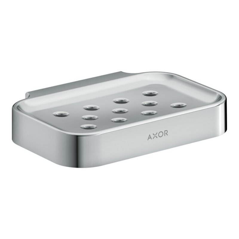 hansgrohe Seifenschale Axor Uni. Circular 127x90mm, Wandmontage, chrom