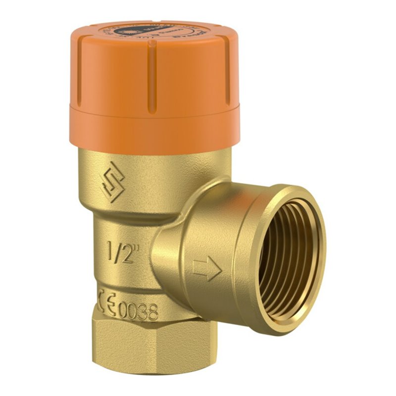 Flamco Meibes Sicherheitsventil Prescor Solar Rp 3/4, 100 kW, 6 bar, nach TRD 721