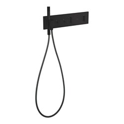 hansgrohe Fertigset ShowerComposition UP-THM, 2 Verbraucher, mattschwarz