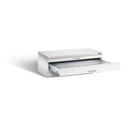 C+P Flachablageschrank Serie 7100_7200, H420xB1100xT765mm