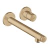 hansgrohe Fertigset Axor Uno Select UP-Waschtisch-Einhebelmischer, m Ausl. 221mm, brushed bronze