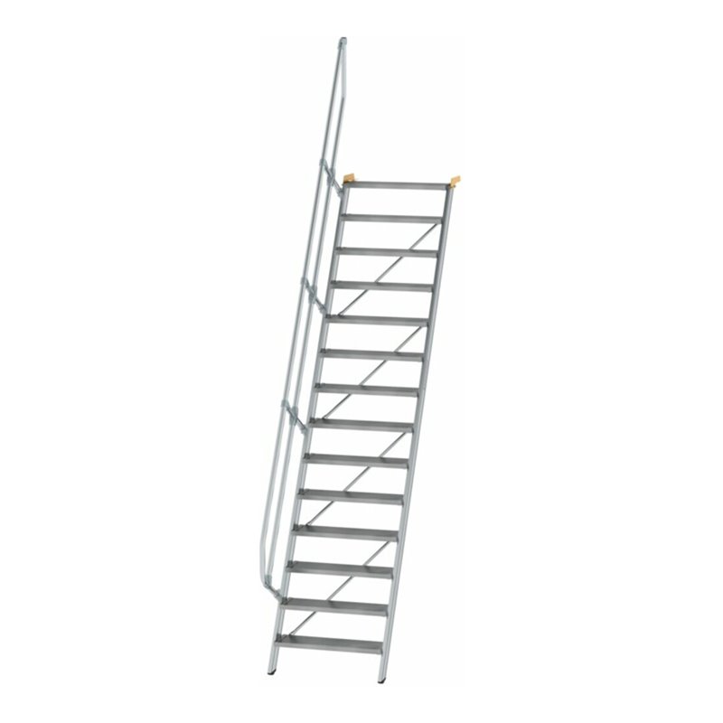 MUNK Aluminium-Treppe Stufen 60°, Stufenbreite 800 mm