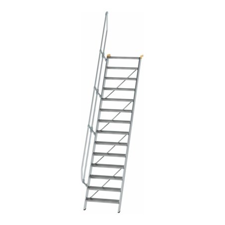 MUNK Aluminium-Treppe Stufen 60°, Stufenbreite 800 mm