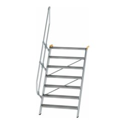 MUNK Aluminium-Treppe 60°, Stufenbreite 1000 mm
