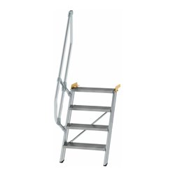MUNK Aluminium-Treppe Stufen 60°, Stufenbreite 600 mm