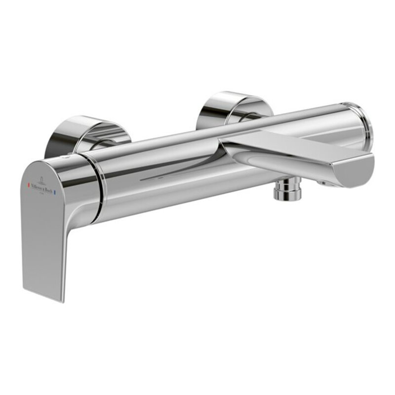 V&B Einhebel-Badewannenarmatur Liberty m Umst, Rückflussschutz, Wandmont., chr