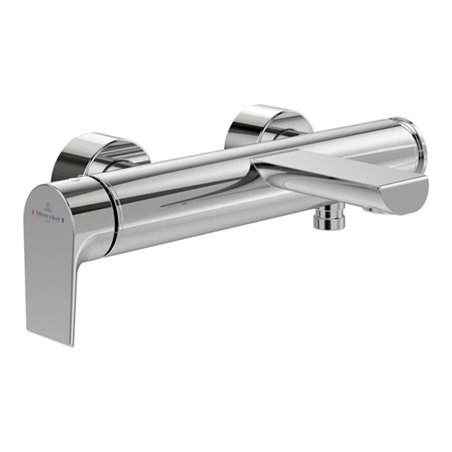 V&B Einhebel-Badewannenarmatur Liberty m Umst, Rückflussschutz, Wandmont., chr