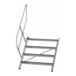 MUNK Aluminium-Treppe Stufen 45°, Stufenbreite 1000 mm