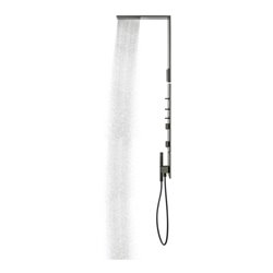 hansgrohe D-Pane. Axor ShowerComposition m TH, KB, 110x220mm, 1j, SB, pol. bla vc
