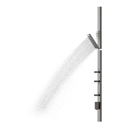 hansgrohe D-Pane. Axor ShowerComposition m TH, KB, 110x220mm, 1j, SB, pol. bla vc