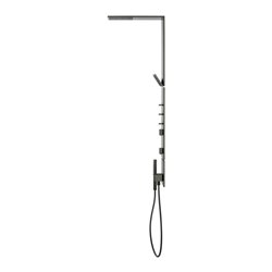 hansgrohe D-Pane. Axor ShowerComposition m TH, KB, 110x220mm, 1j, SB, pol. bla vc