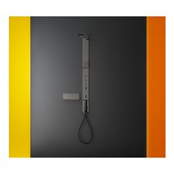 hansgrohe D-Pane. Axor ShowerComposition m TH, KB, 110x220mm, 1j, SB, pol. bla vc