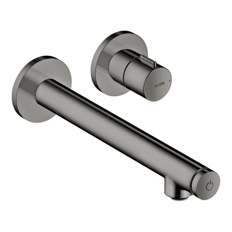 hansgrohe Fertigset Axor Uno Select UP-Waschtisch-Einhebelmischer, m Ausl. 221mm, pol. bla vc