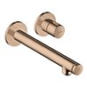 hansgrohe Fertigset Axor Uno Select UP-Waschtisch-Einhebelmischer, m Ausl. 221mm, pol. red gold