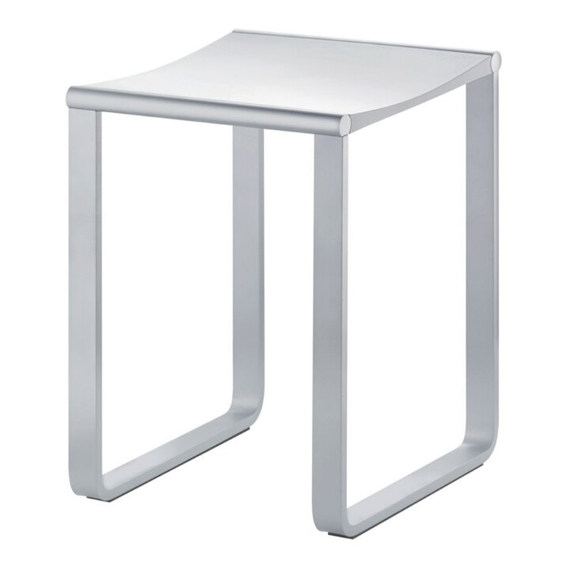 Keuco Hocker Plan Aluminium silber-eloxiert/schwarz