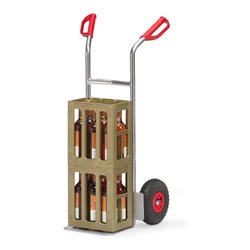 fetra Alu-Stapelkarre, 150 kg Tragkraft, Höhe 1150 mm, Standardschaufel