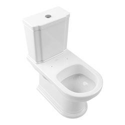 V&B Stand-WC, Tiefspüler Hommage 37x72,5cm, Abg. waag., f Kombi, we C+