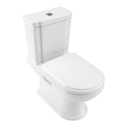 V&B Stand-WC, Tiefspüler Hommage 37x72,5cm, Abg. waag., f Kombi, we C+