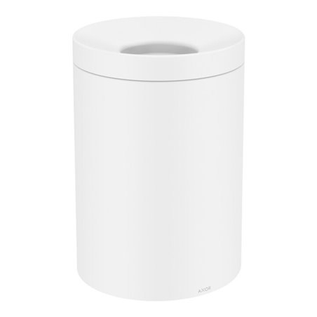 hansgrohe Abfalleimer Axor Uni. Circular freistehend, mattweiß