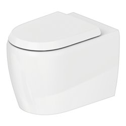 Duravit Stand-WC, Tiefspüler Qatego 39x60cm, 4,5 l, Rimless, weiß Hochglanz