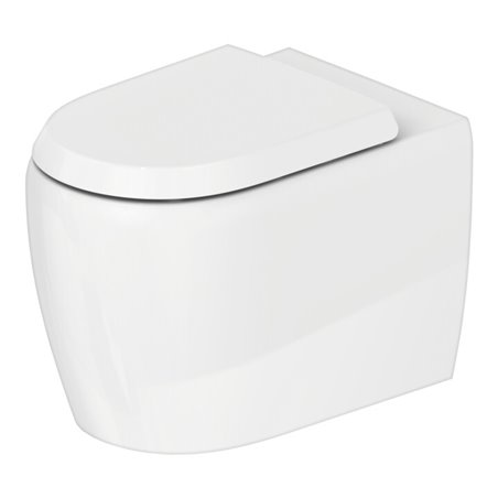Duravit Stand-WC, Tiefspüler Qatego 39x60cm, 4,5 l, Rimless, weiß Hochglanz