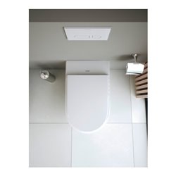 Duravit Stand-WC, Tiefspüler Qatego 39x60cm, 4,5 l, Rimless, weiß Hochglanz
