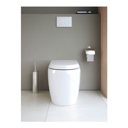 Duravit Stand-WC, Tiefspüler Qatego 39x60cm, 4,5 l, Rimless, weiß Hochglanz