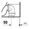 Duravit Stand-WC, Tiefspüler Qatego 39x60cm, 4,5 l, Rimless, weiß Hochglanz