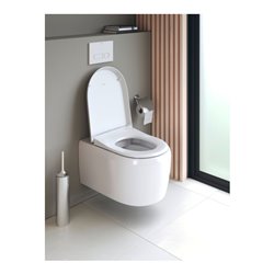 Duravit Wand-WC, Tiefspüler Qatego 38,5x57cm, 4,5 l, riml., weiß Hochglanz