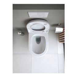 Duravit Wand-WC, Tiefspüler Qatego 38,5x57cm, 4,5 l, riml., weiß Hochglanz
