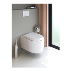 Duravit Wand-WC, Tiefspüler Qatego 38,5x57cm, 4,5 l, riml., weiß Hochglanz