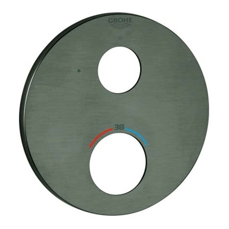 Grohe Rosette 49073 rund für THM-FMS hard graphite gebürstet