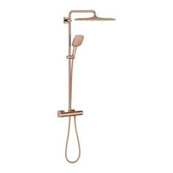 Grohe Duschsystem Rainshower SmartActive 310 Cube 26837 mit THM warm sunset