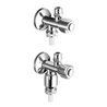 Schell Doppelanschluss-Eckventil COMFORT G 1/2 AG, m ASAG E, m RV, o. RB, verchromt
