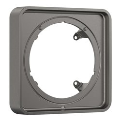 hansgrohe Verlängerungsrosette 22mm, 170x170mm, brushed black chrome