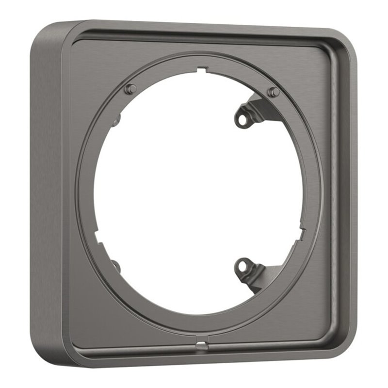 hansgrohe Verlängerungsrosette 22mm, 170x170mm, brushed black chrome