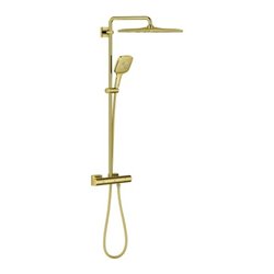 Grohe Duschsystem Rainshower SmartActive 310 Cube 26837 mit THM cool sunrise