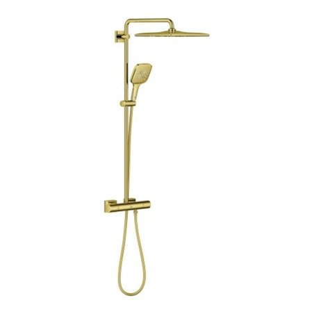 Grohe Duschsystem Rainshower SmartActive 310 Cube 26837 mit THM cool sunrise