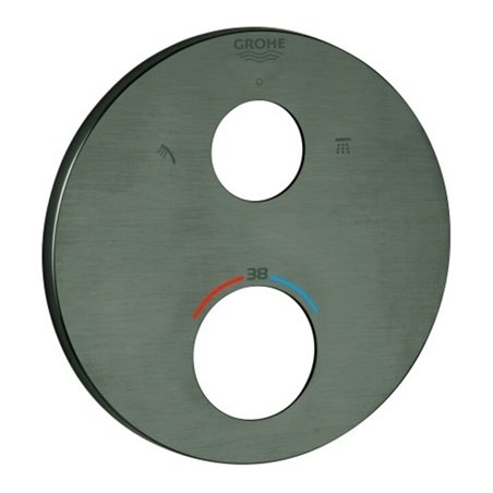 Grohe Rosette 49074 rund für THM-FMS hard graphite gebürstet