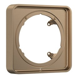 hansgrohe Verlängerungsrosette 22mm, 170x170mm, brushed bronze
