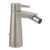 V&B Einhebel-Bidetarmatur Conum m Zugst.Abl.Gar., brushed nickel black