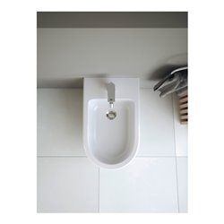 Duravit Stand Bidet Qatego 39x60cm, m Hahnl., ÜL, Hahnloch, we hgl