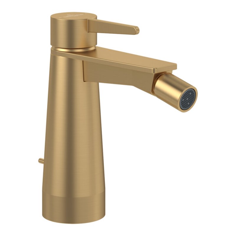 V&B Einhebel-Bidetarmatur Conum m Zugst.Abl.Gar., brushed gold